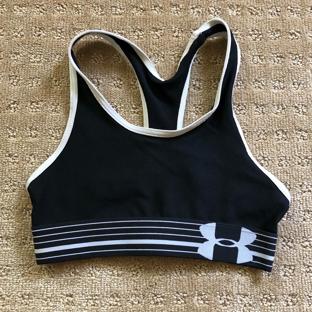 Black Under Armour Sports Bra